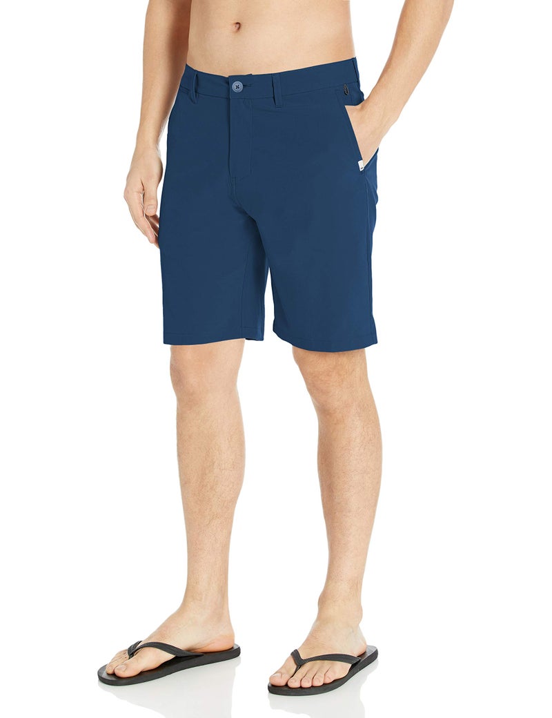 Quiksilver Young Menâ€™s Union Amphibian 20 Walk Short Shorts, Navy Blazer, 32 - Image 1